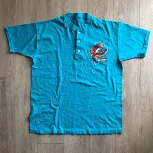 Harley Davidson 1988 Vintage button up t shirt
